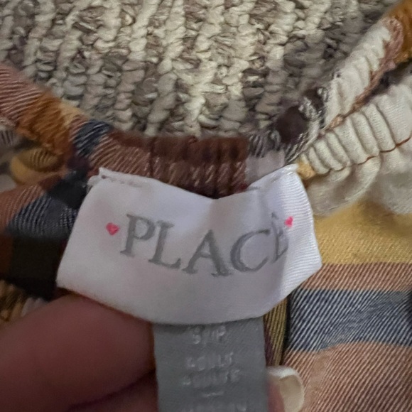 Plaid Blouse and Tan Distressed jeans - Picture 4 of 4